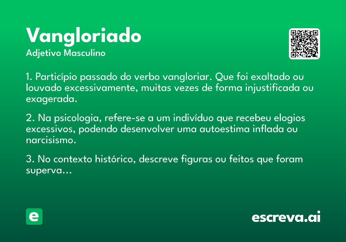 vangloriado