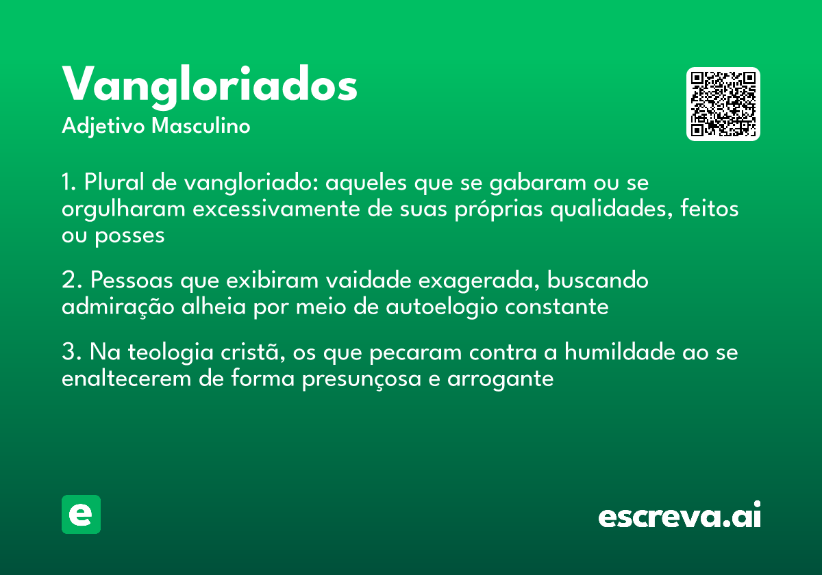 vangloriados