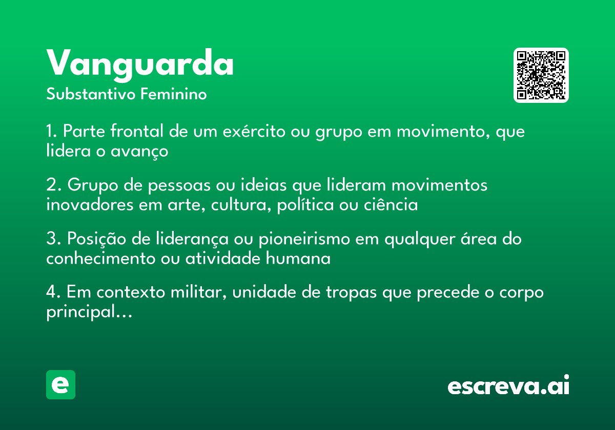 vanguarda