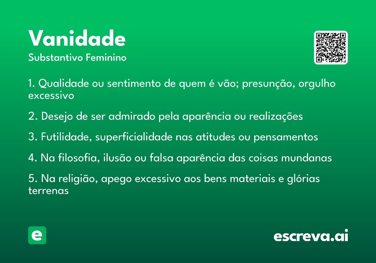 vanidade
