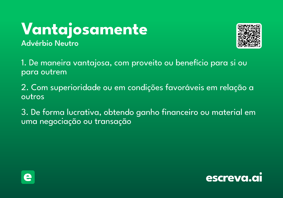 vantajosamente