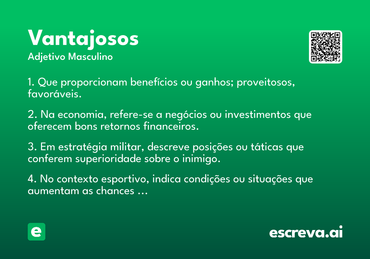 vantajosos