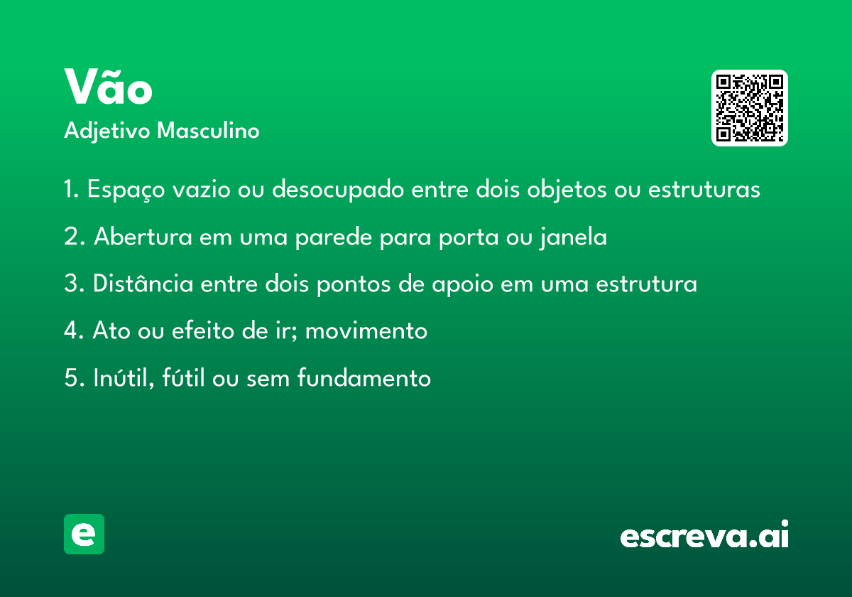 vão