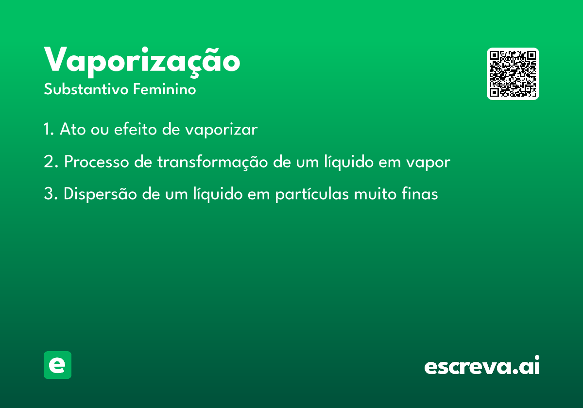 vaporização