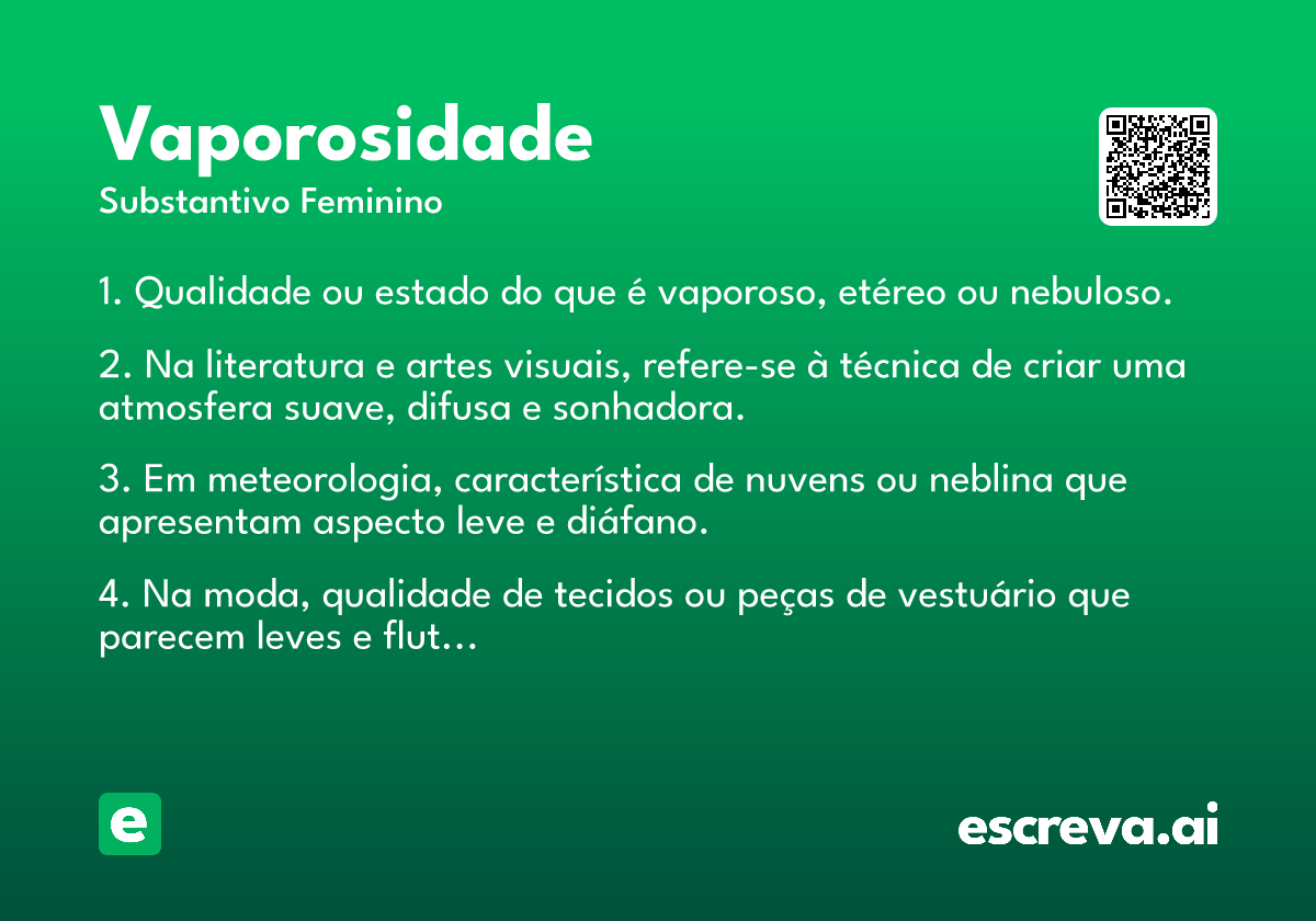 vaporosidade