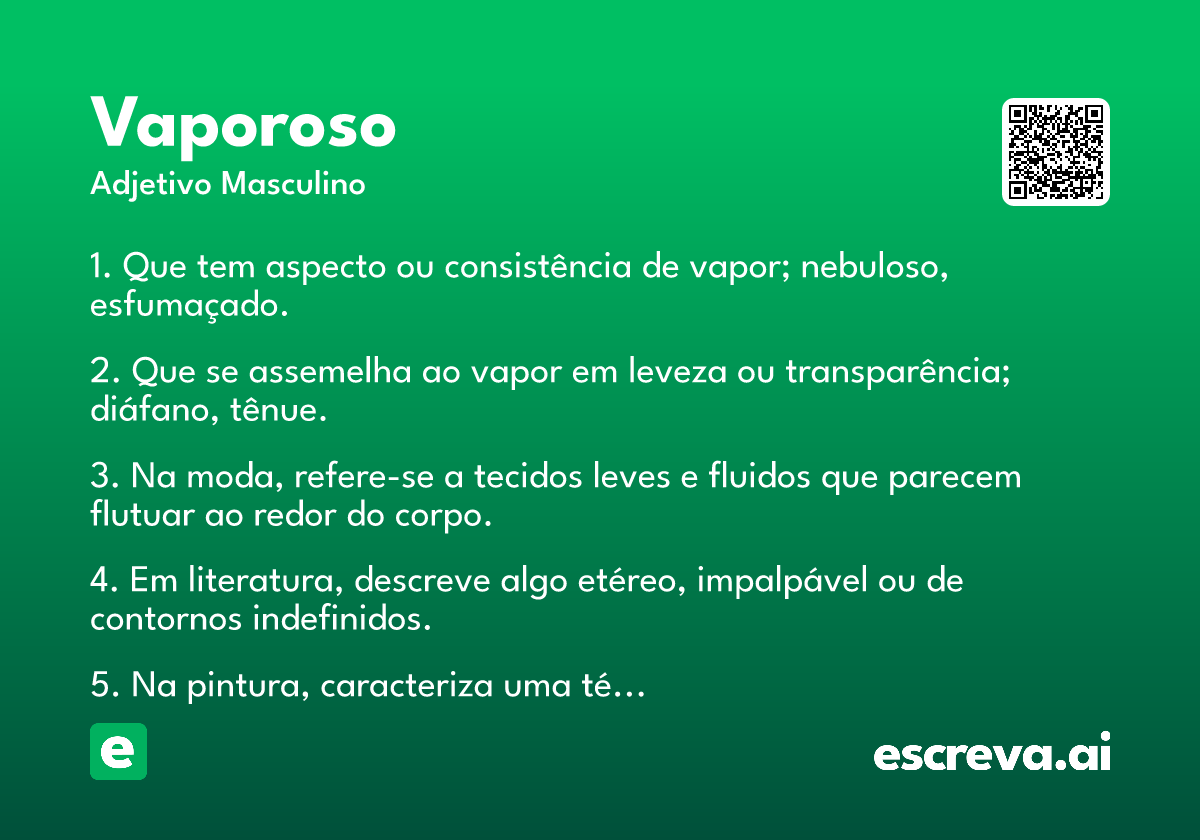 vaporoso