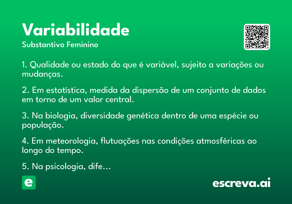 variabilidade