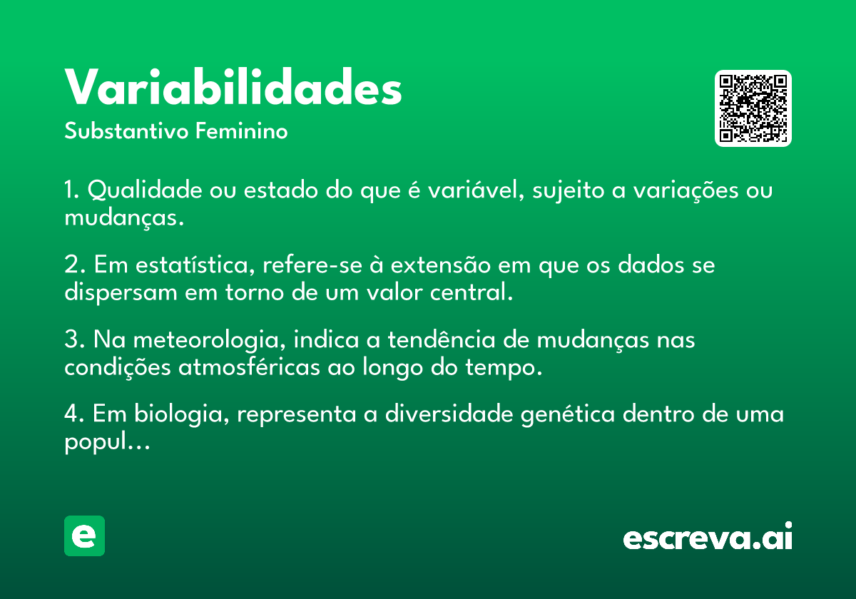 variabilidades