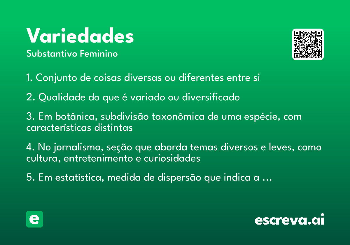 variedades