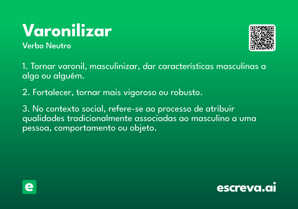 varonilizar