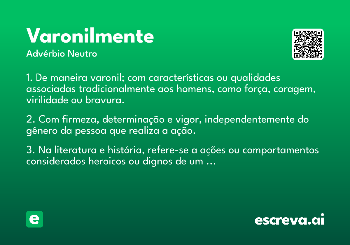 varonilmente