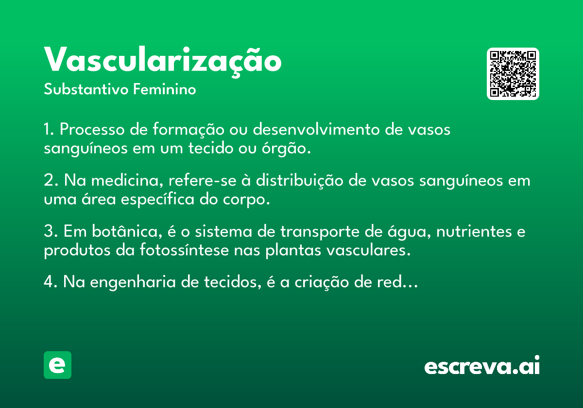vascularização