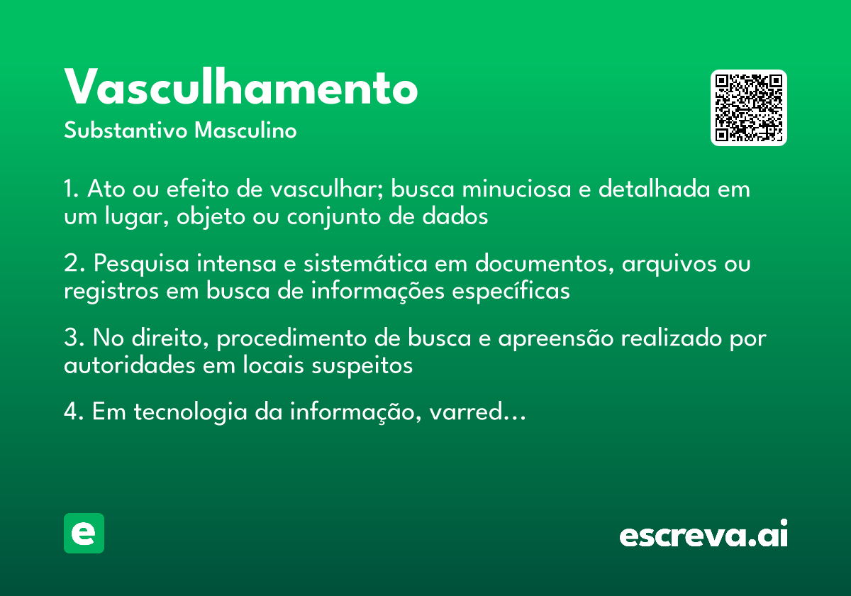 vasculhamento