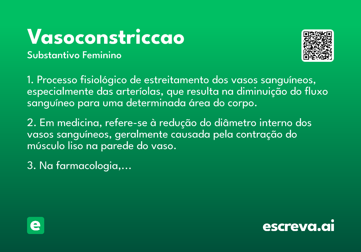 vasoconstriccao