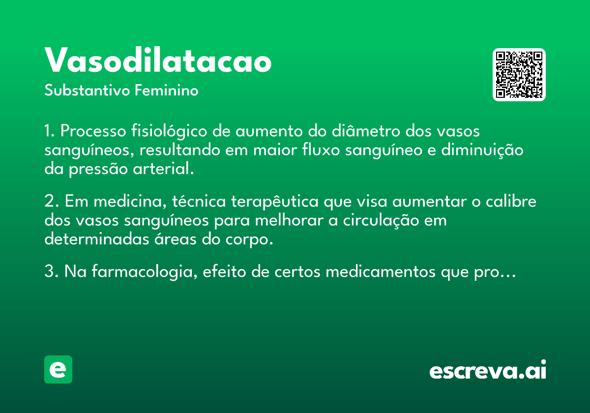 vasodilatacao