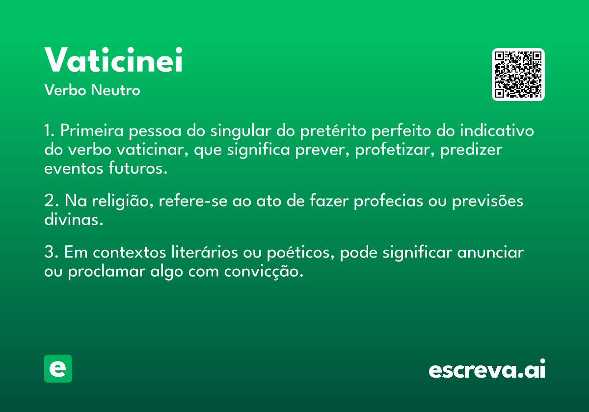 vaticinei