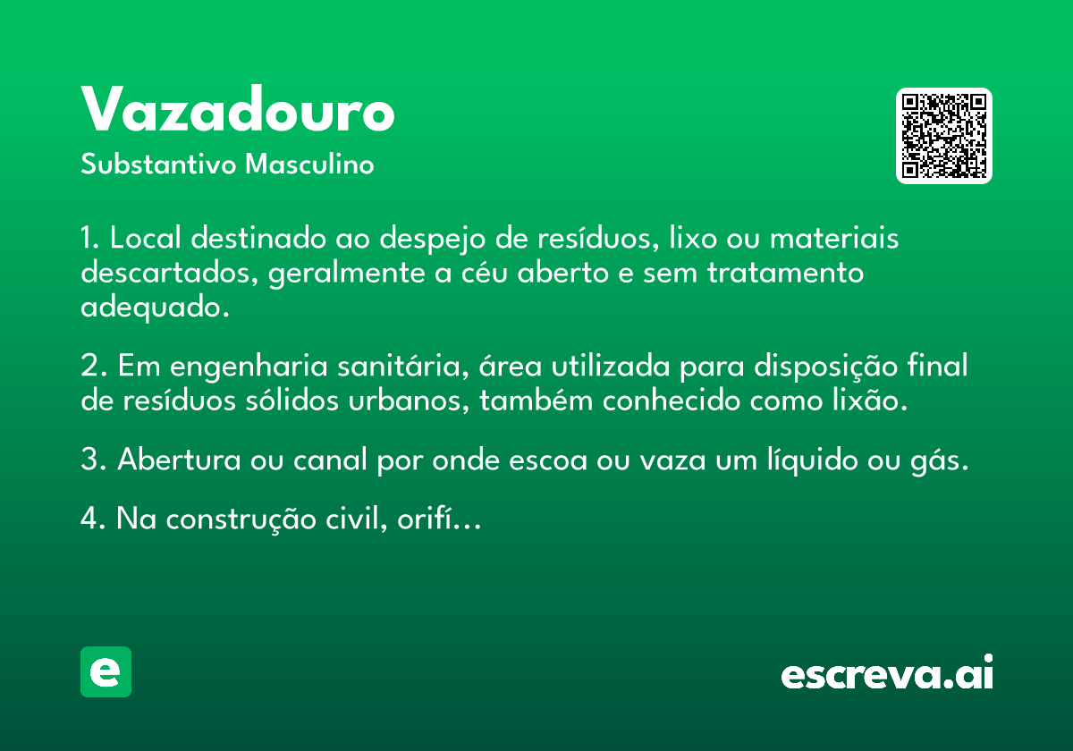 vazadouro