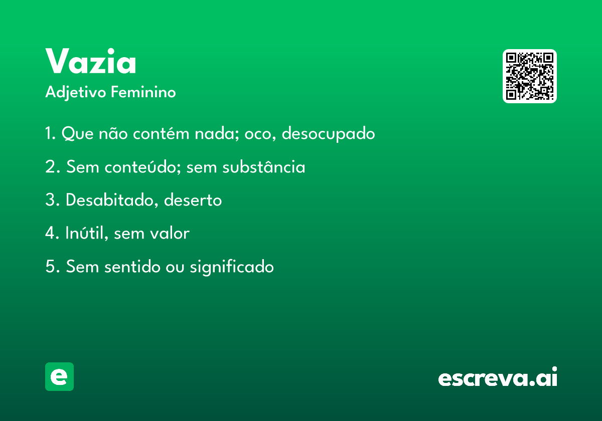 vazia