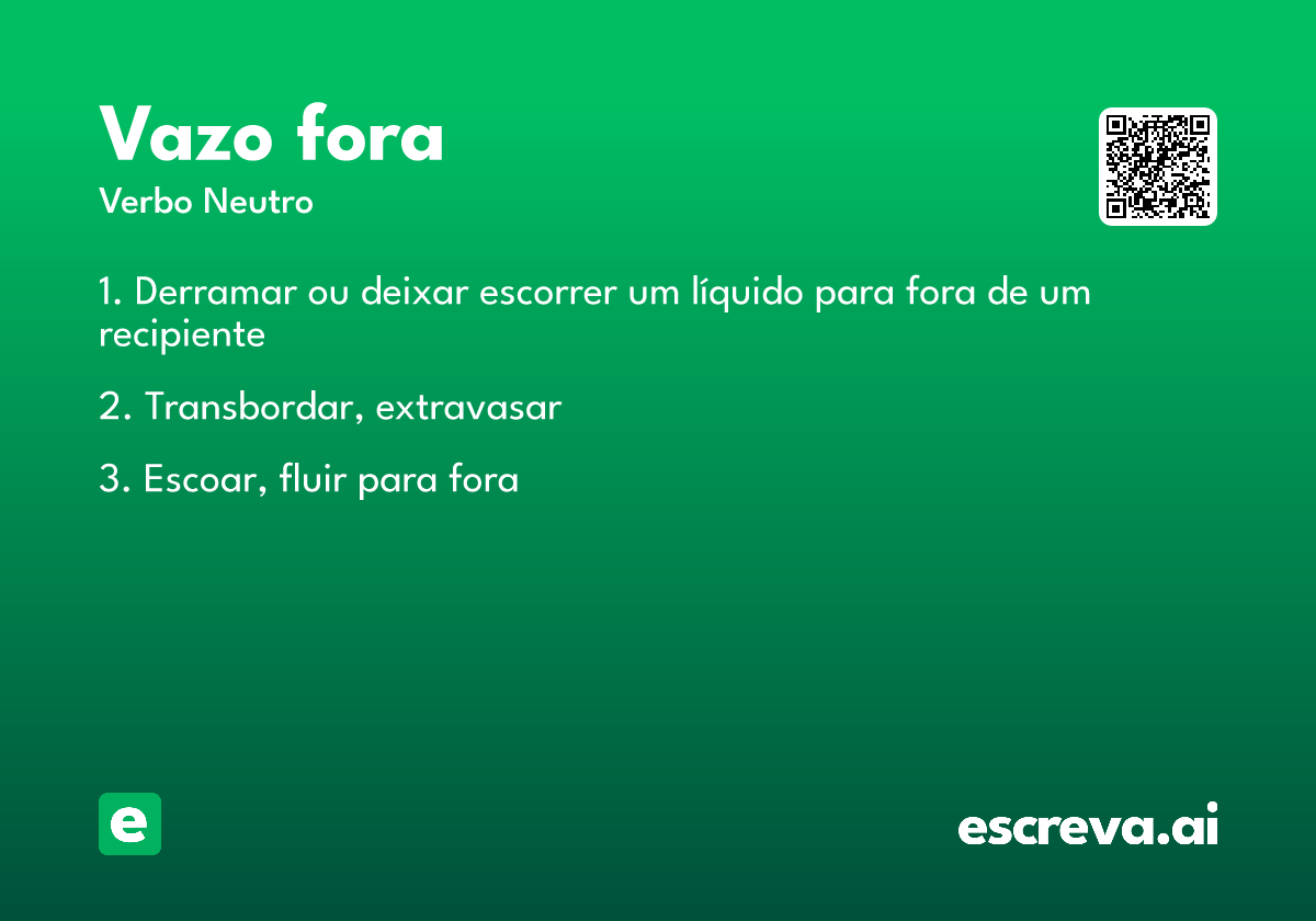 vazo fora
