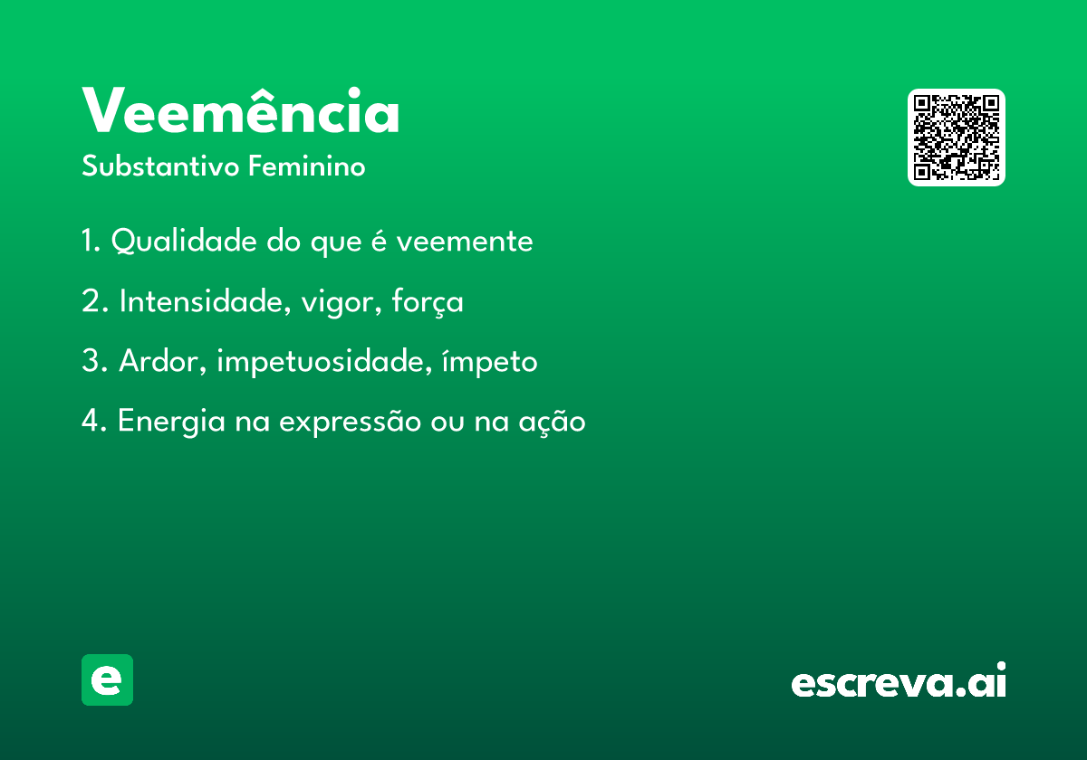 veemência