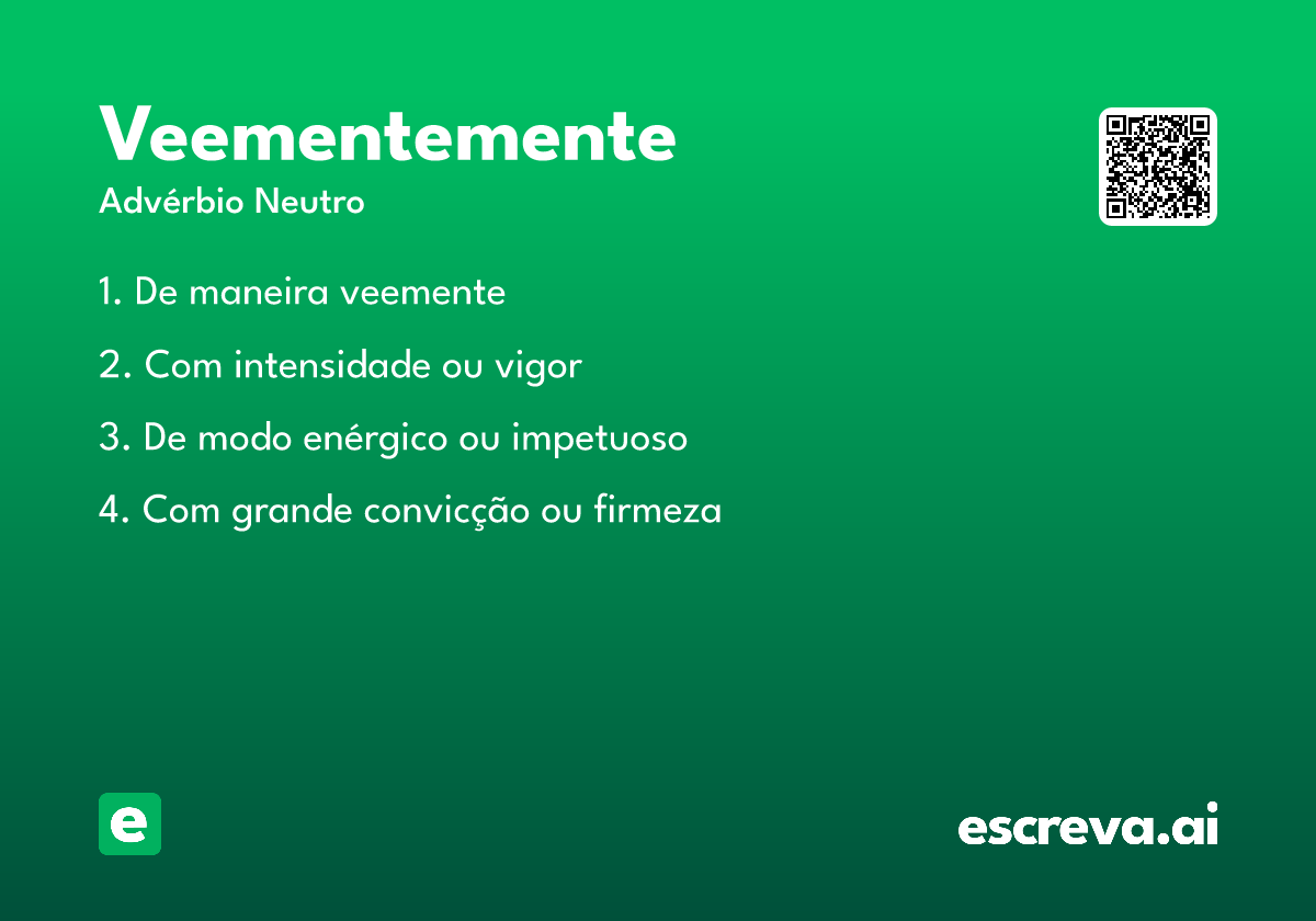 veementemente
