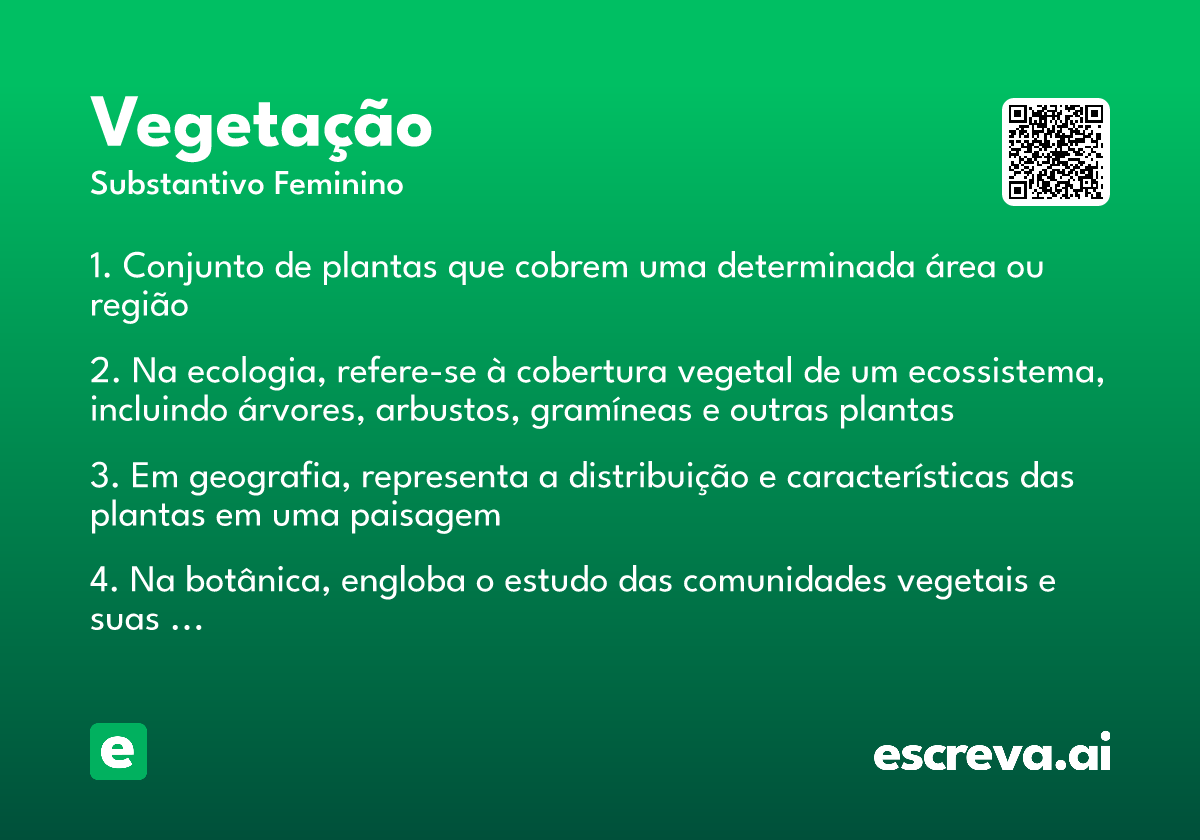 vegetação
