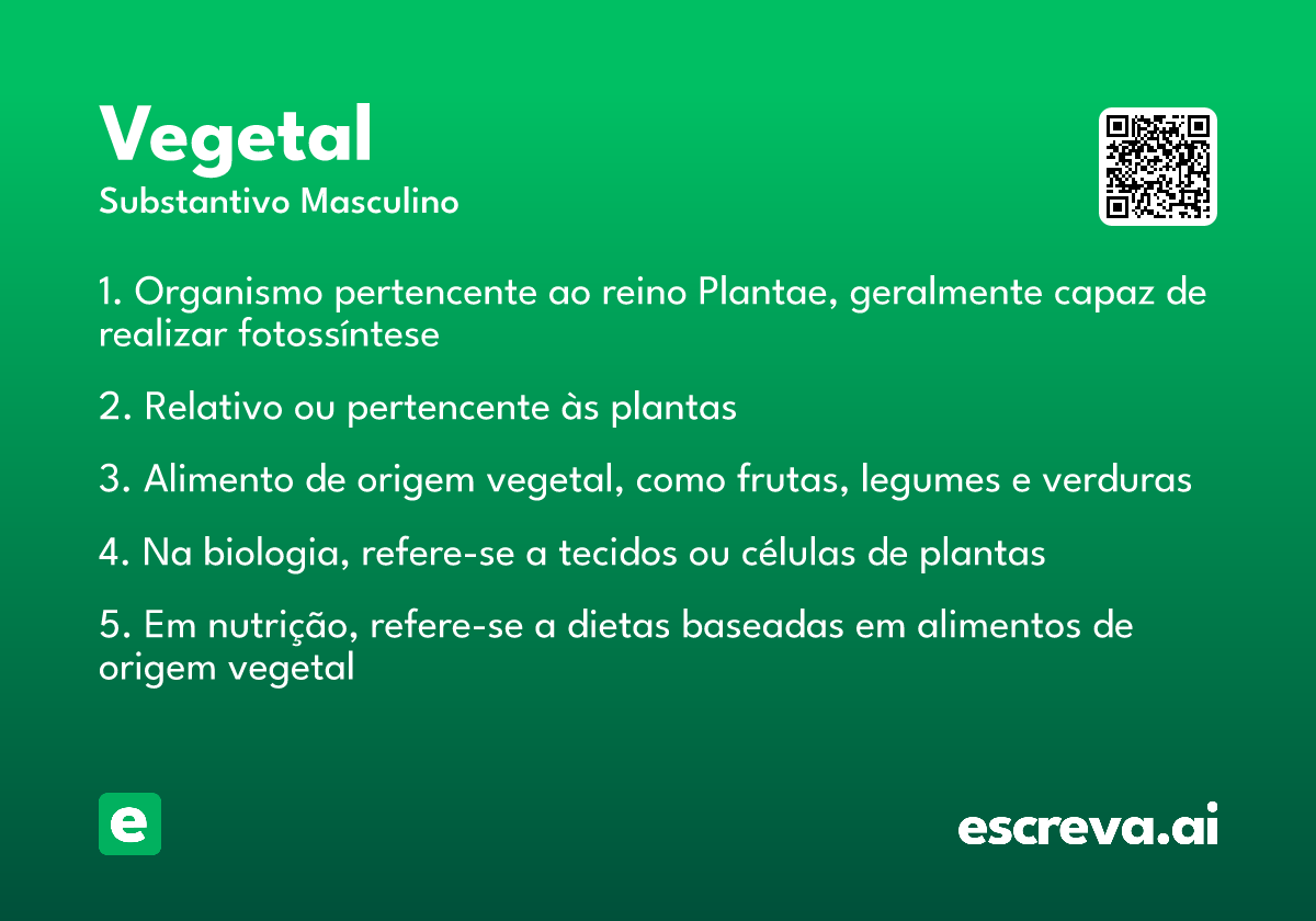 vegetal