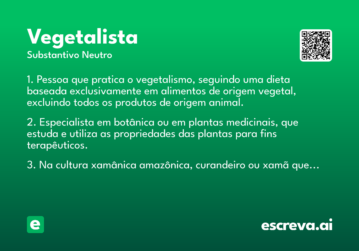 vegetalista