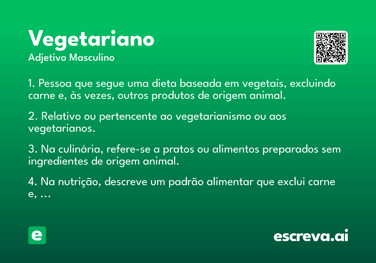 vegetariano