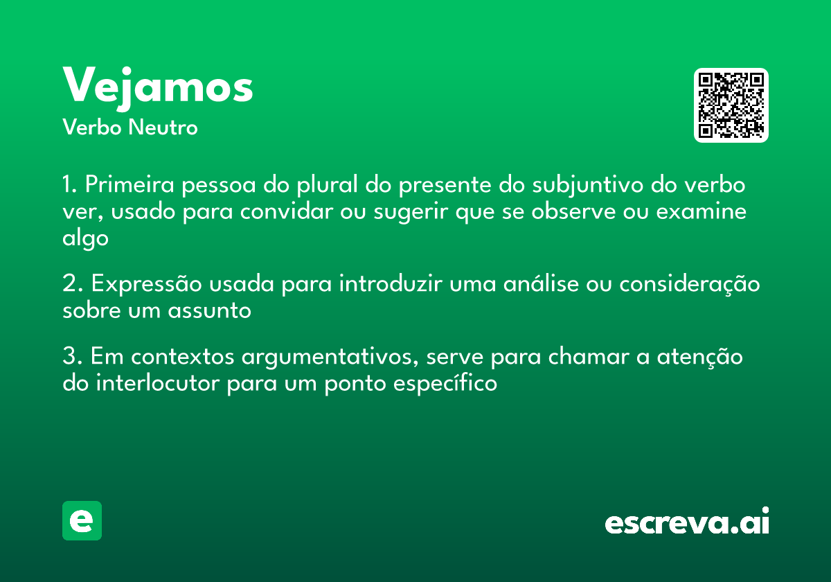 vejamos