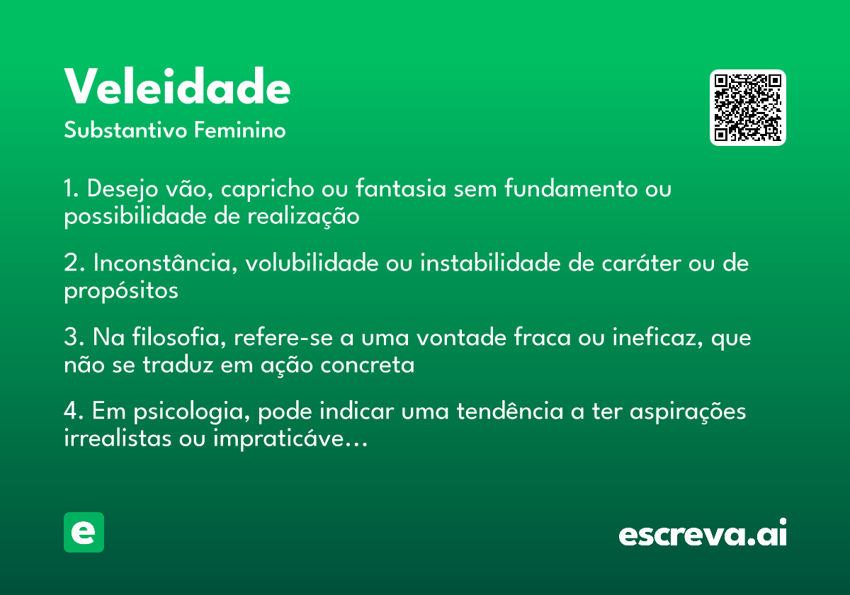 veleidade
