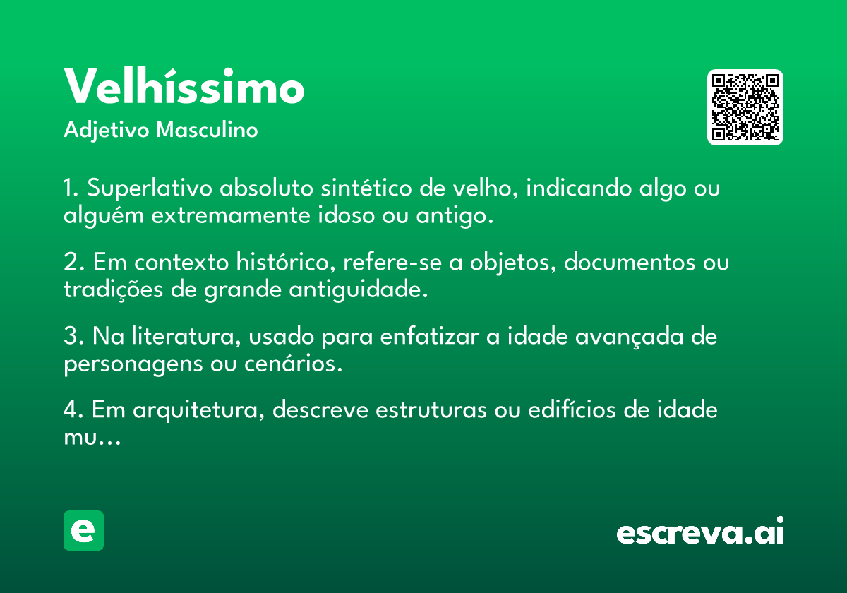 velhíssimo