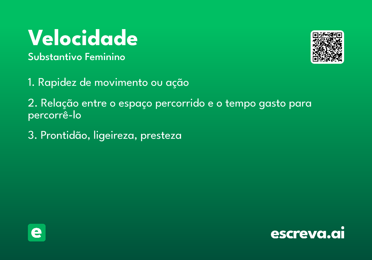velocidade