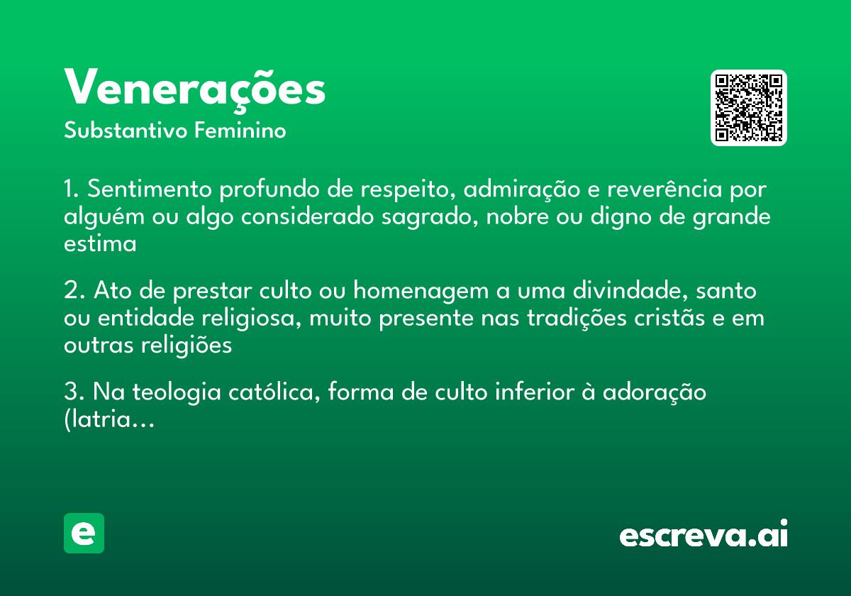 venerações