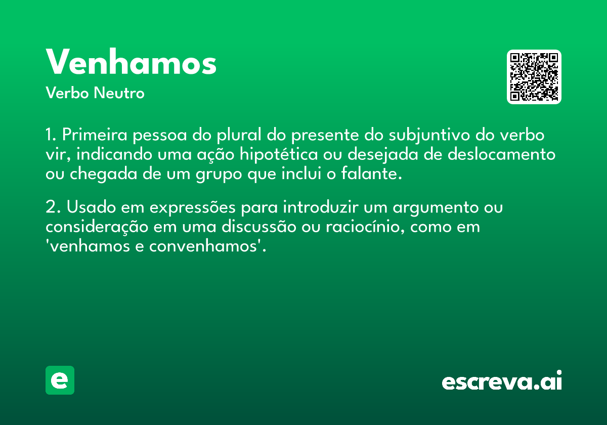 venhamos