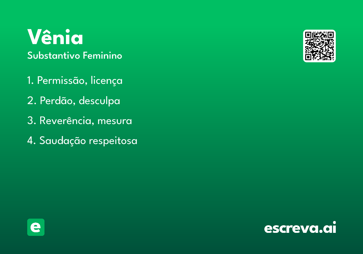 vênia