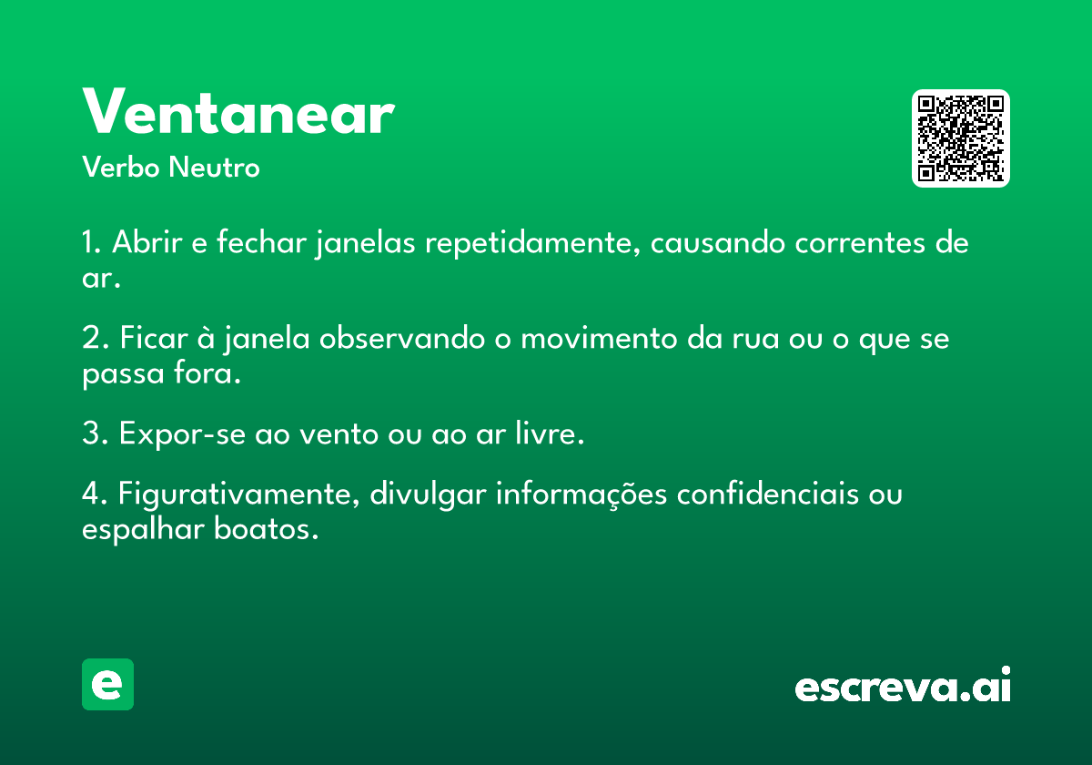 ventanear