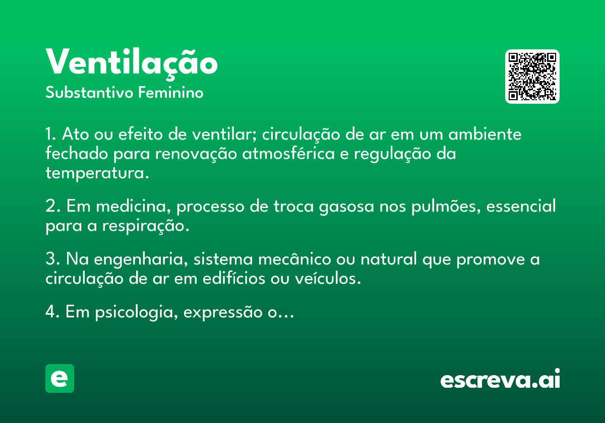 ventilação