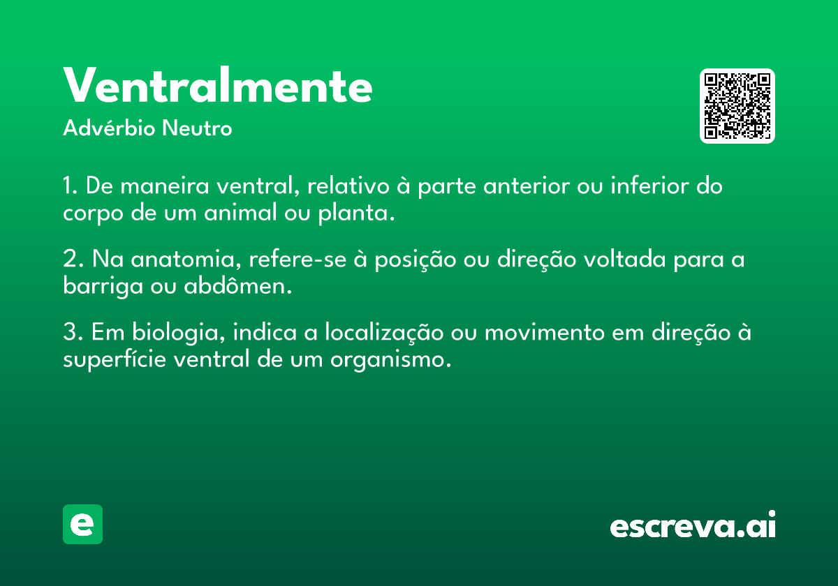 ventralmente