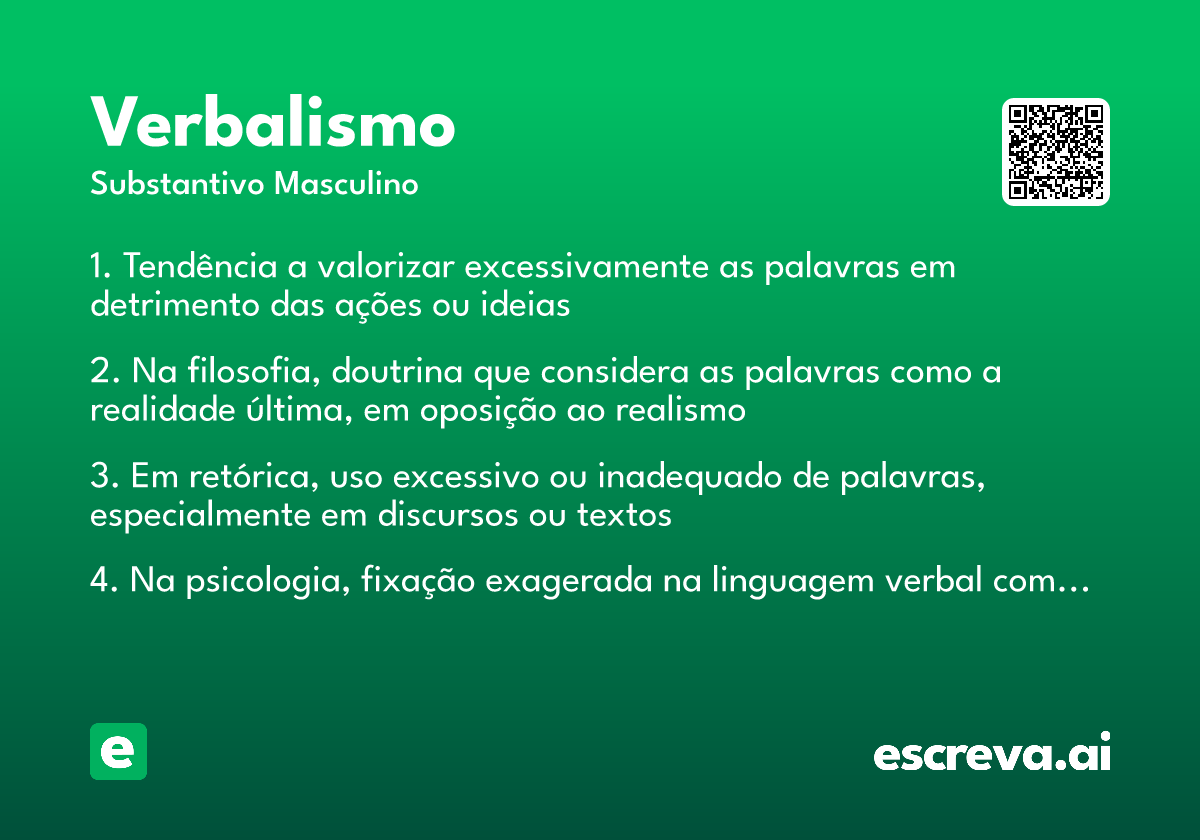 verbalismo