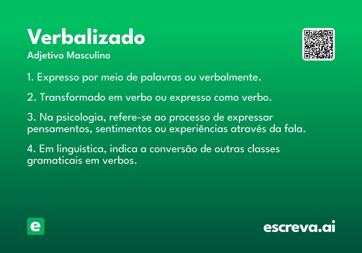verbalizado