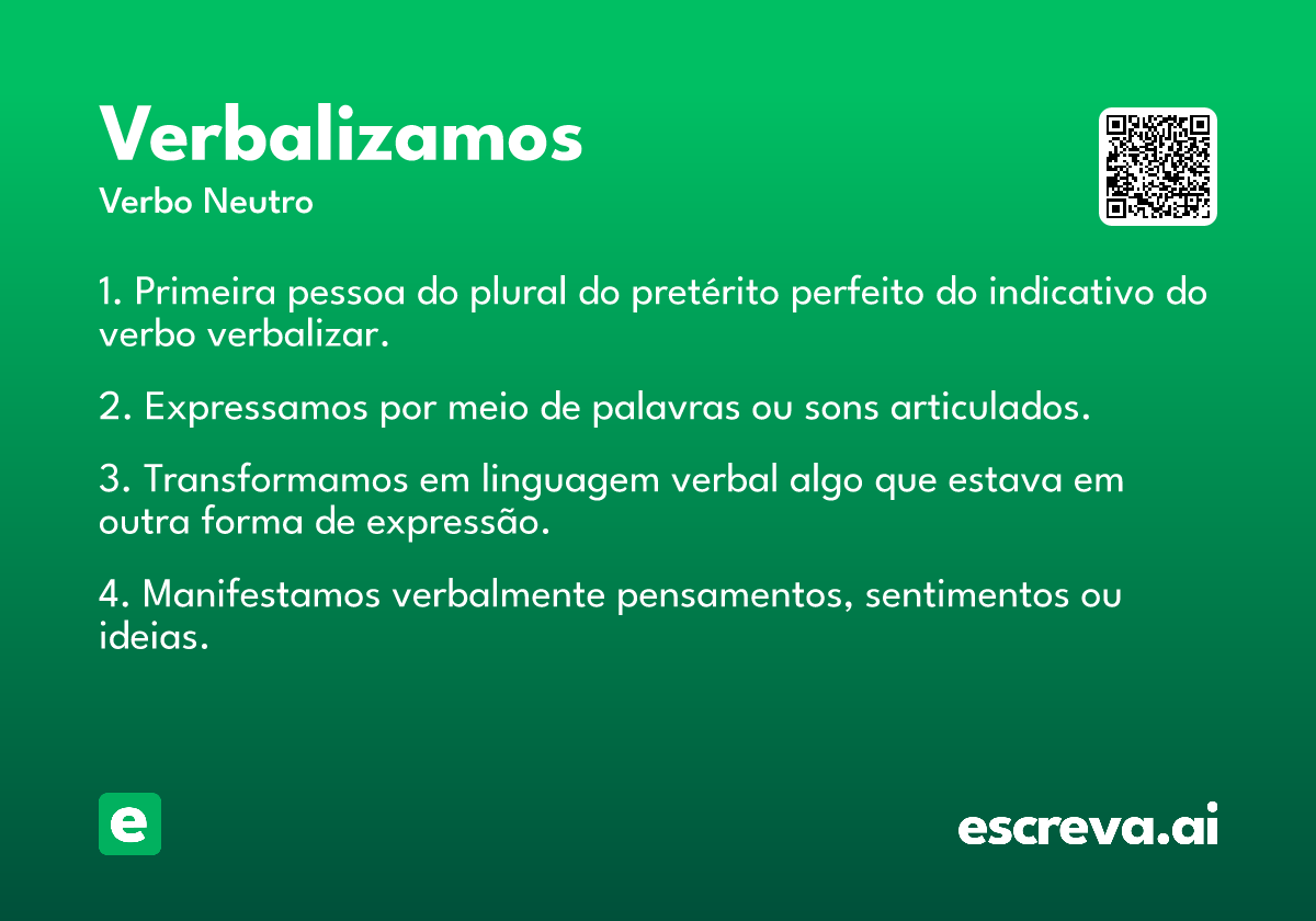 verbalizamos