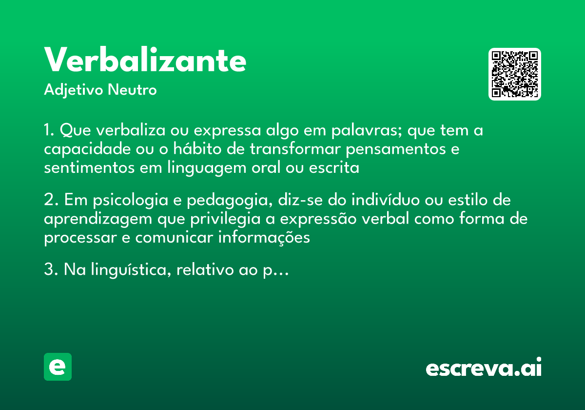 verbalizante