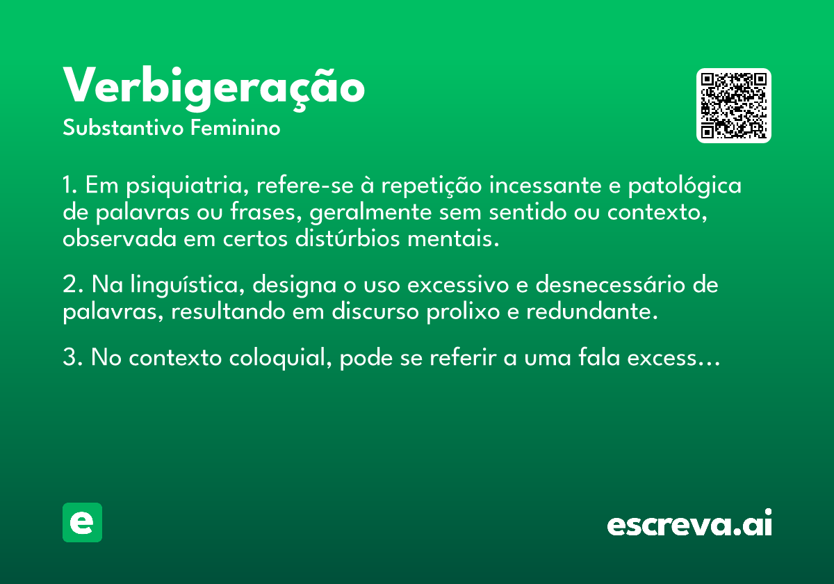 verbigeração