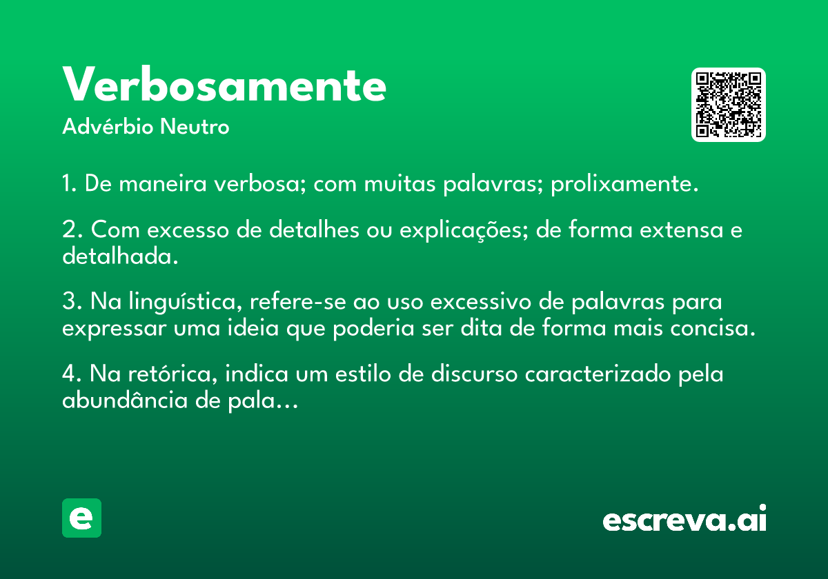 verbosamente