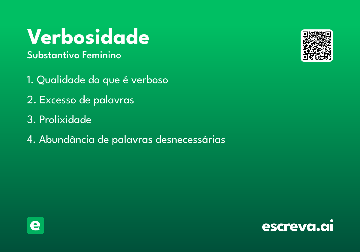 verbosidade
