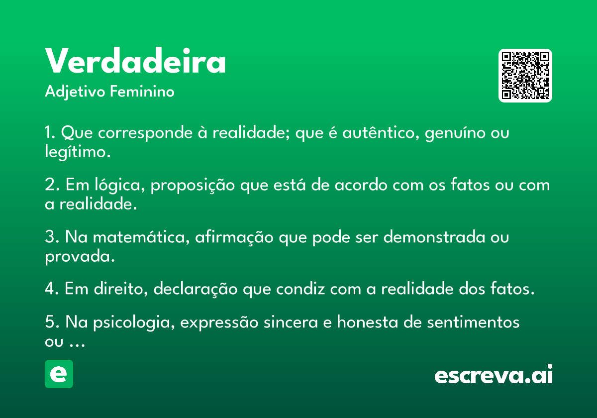 verdadeira