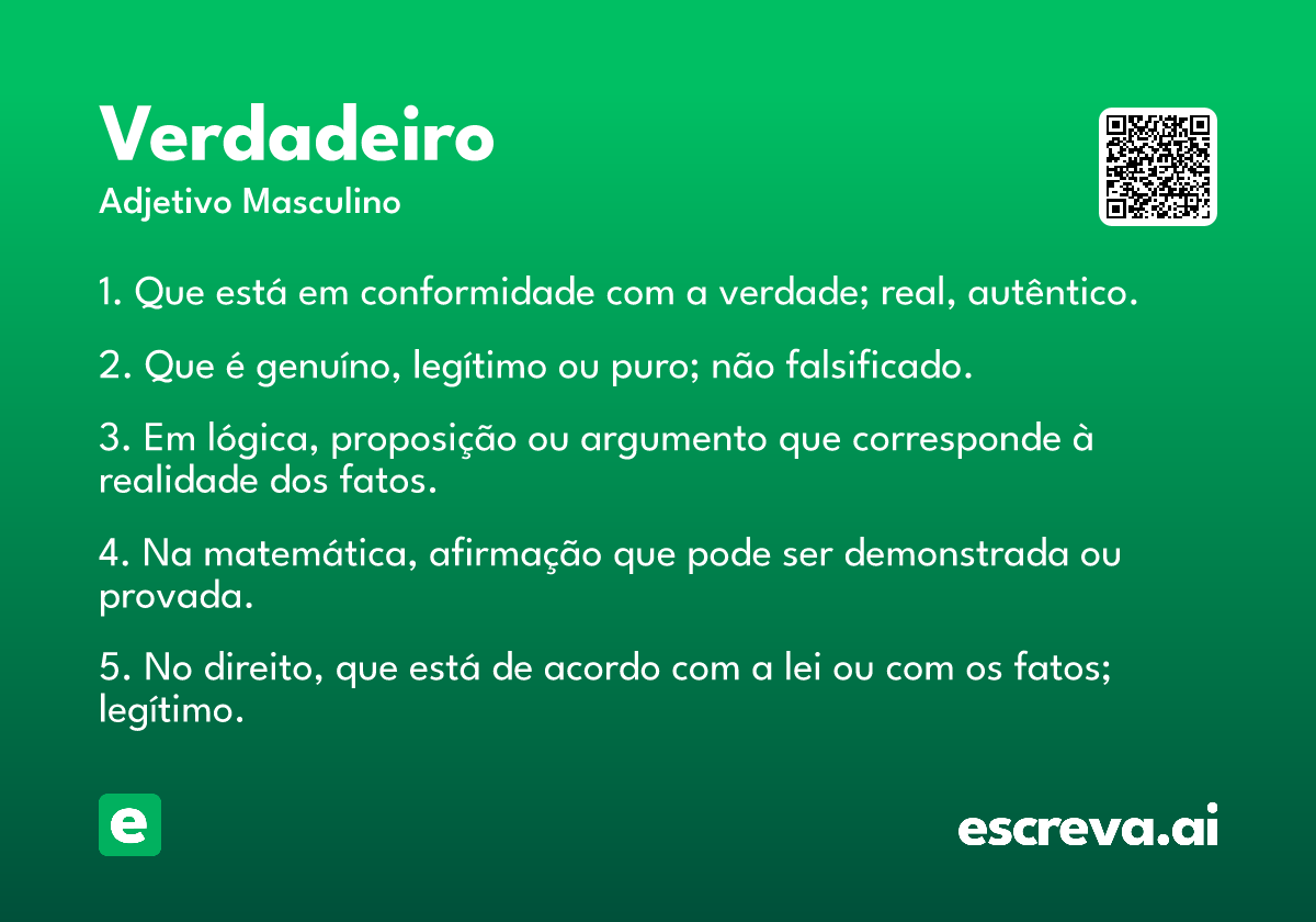 verdadeiro