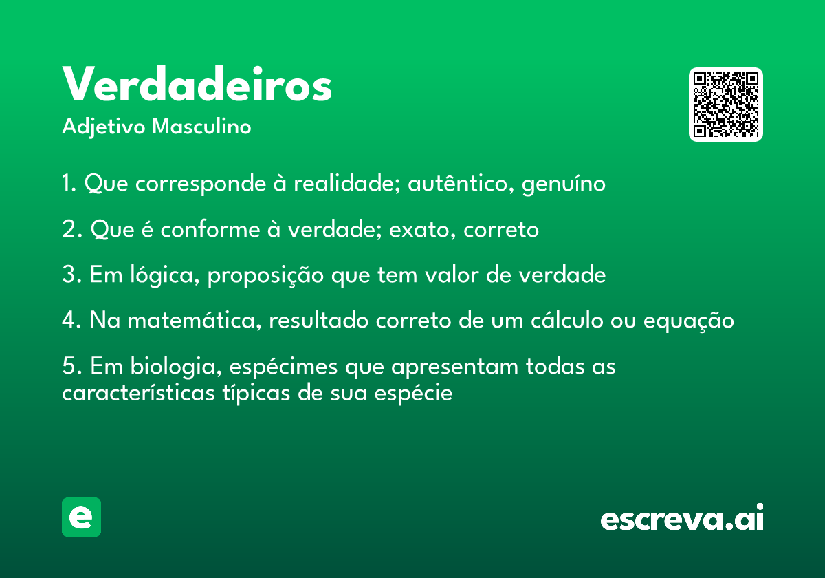 verdadeiros