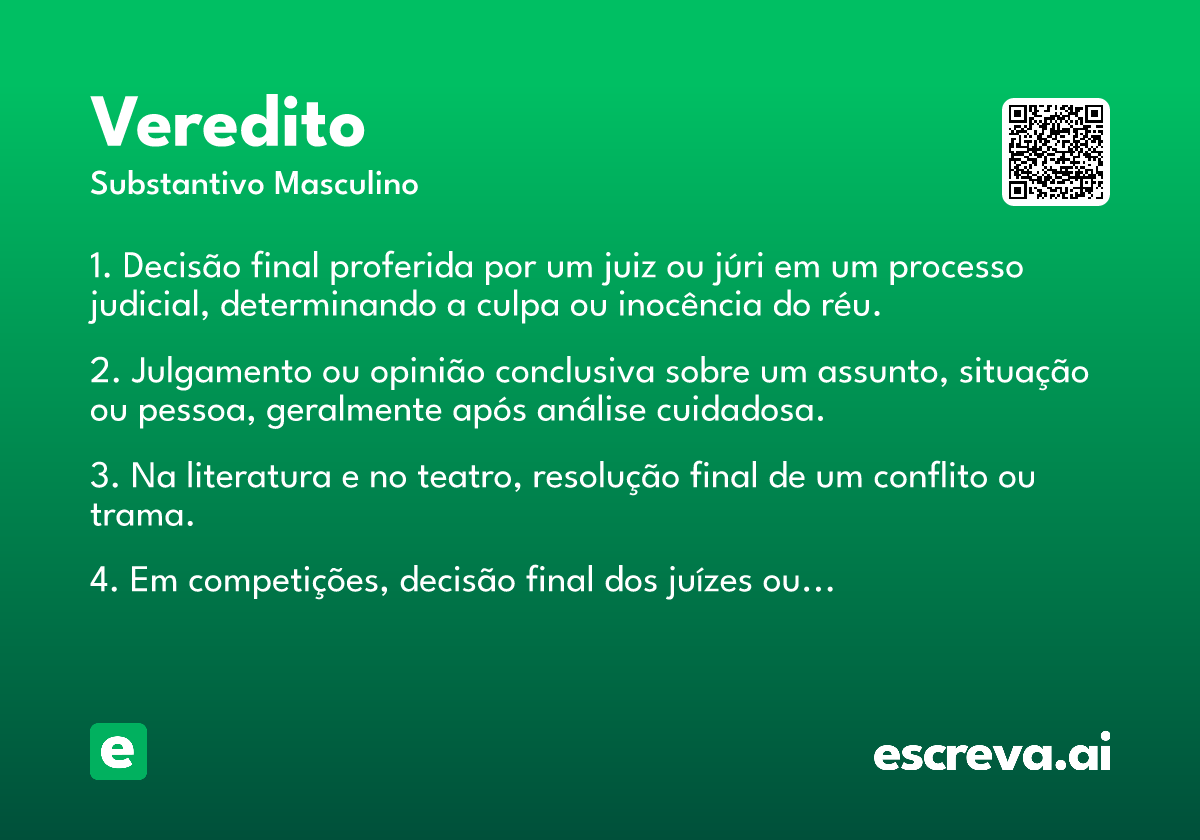 veredito